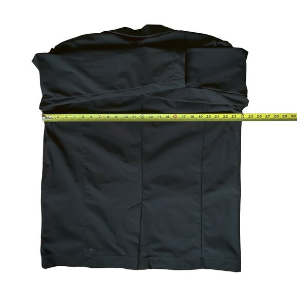 Zella Black Hooded Blazer Jacket XL — Athleisure Work to Weekend Layer - Picture 10 of 12